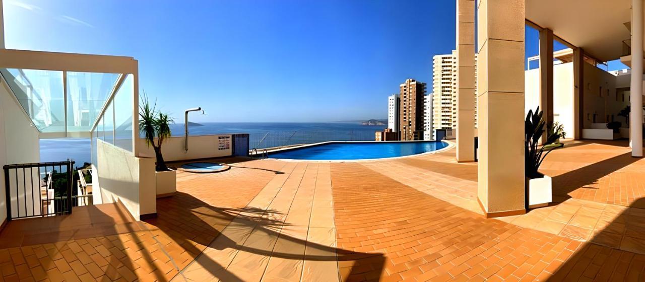 Spectacular Sea Views 2 Bedrooms In Villa Marina Benidorm Exterior foto